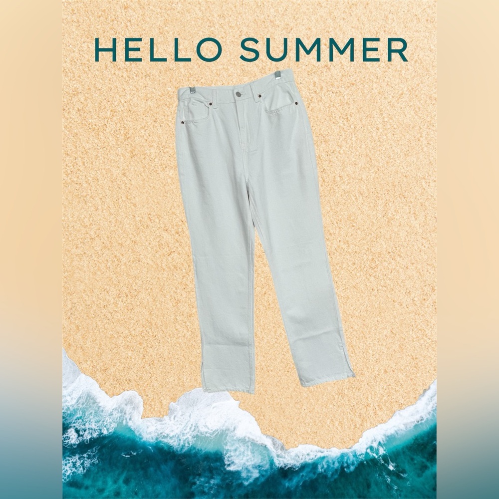 Cello White Cotton  High Raise Jean‎ Size 11
~ Casual or Summertime ~ NWT